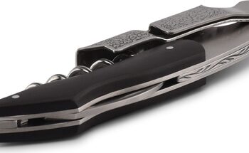 Proptrækker Vinoplukker     Collection Bar  Sort Metal  Kompakt 12 Cm  Gaveæske