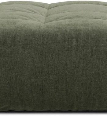 Puf Micadoni Bloom  Mosgrøn  Wind 75 Tekstureret Stof  Fodskammel Ekstra Siddeplads  H42ã B107ã D99 Cm