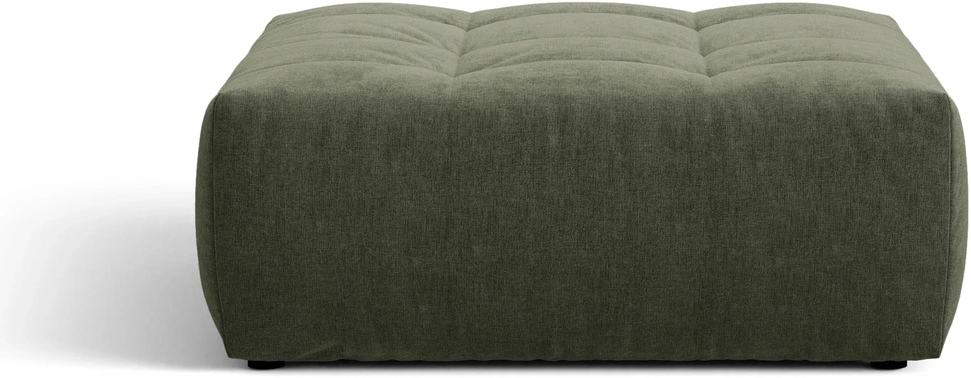Puf Micadoni Bloom  Mosgrøn  Wind 75 Tekstureret Stof  Fodskammel Ekstra Siddeplads  H42ã B107ã D99 Cm