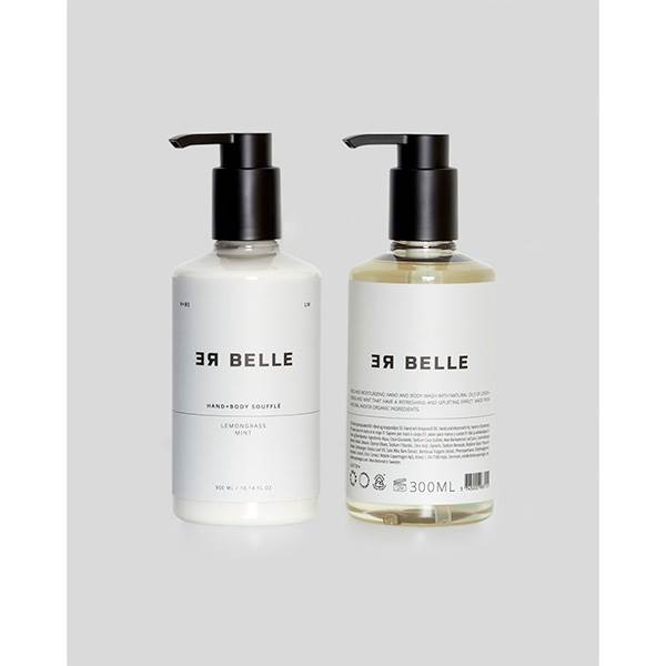 Rebelle Copenhagen Duokit Hand   Body Wash  Hand   Body Soufflé Lemongrass Mint 300 Ml  : Erling Christensen Møbler