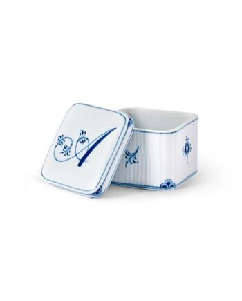 Royal Copenhagen Alfabet Kollektion Bonbonniere     13 Cl  : Erling Christensen Møbler