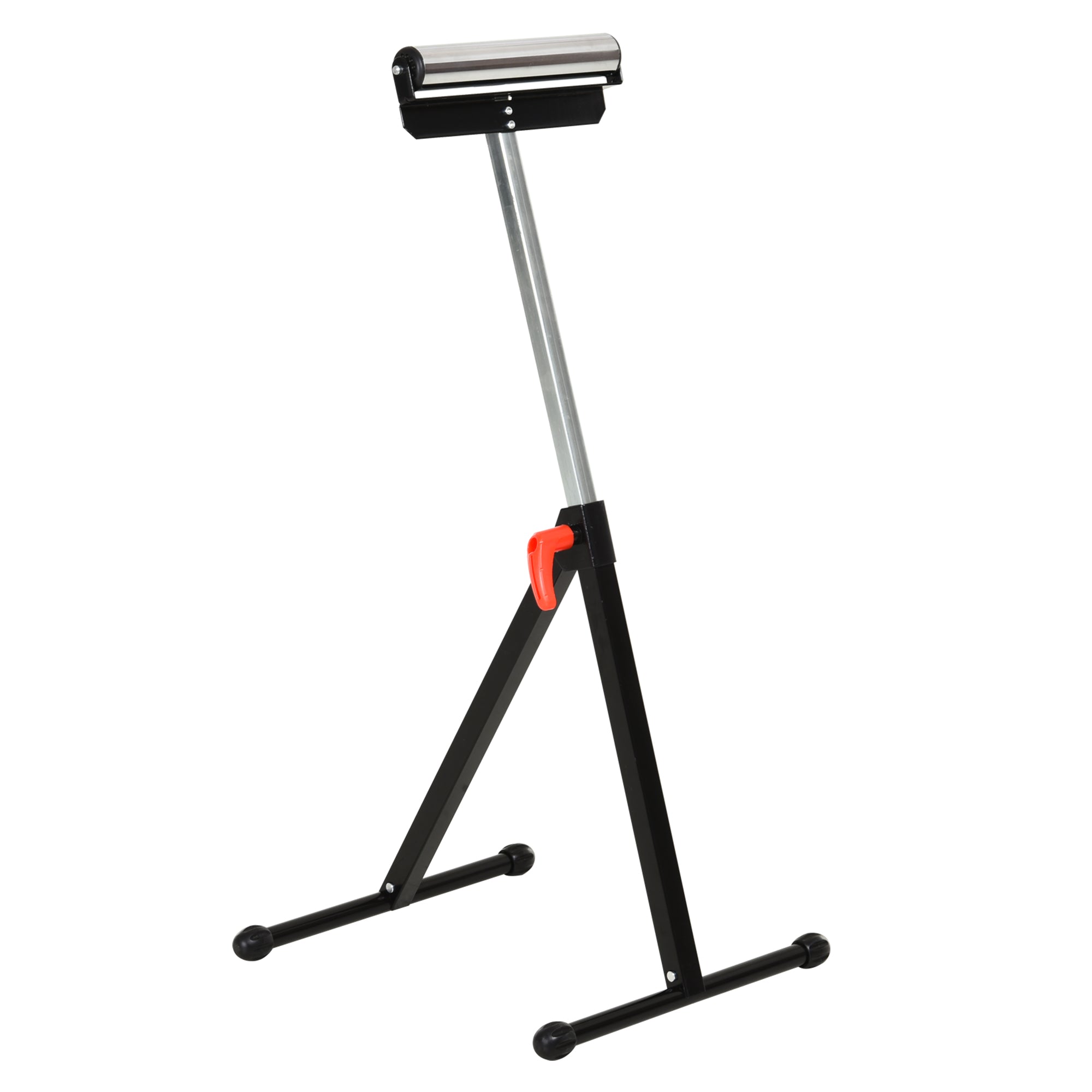 Rullestativ  Rullestøtte  Højdejusterbart Arbejdsstativ  Rullestativ  Hjælpestativ  Støttestativ  Op Til 90 Kg  Metal  Sort  44   50   68-110 Cm