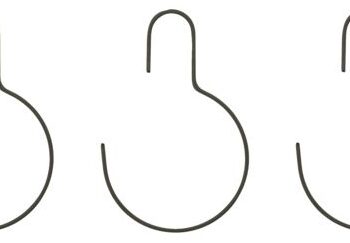 Rund Bøjle House Doctor Wire Mørkegrå Jern Nylon H21 5xb13 5cm