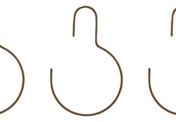Rund Bøjlesæt   Stk House Doctor Wire Jern Nylon Brun H21 5ã B13   Cm