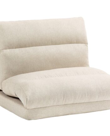 Sækkestol Med Sengefunktion  Foldbar Ryglæn  Op Til 120 Kg  70   72   56 Cm  Beige