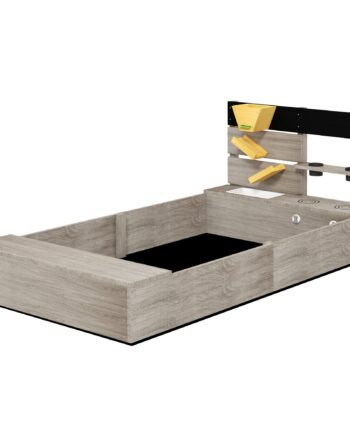 Sandkasse Med Vandstation    Plantekasser  Behandlet Massivt Træ  154   80   60 Cm  Grå