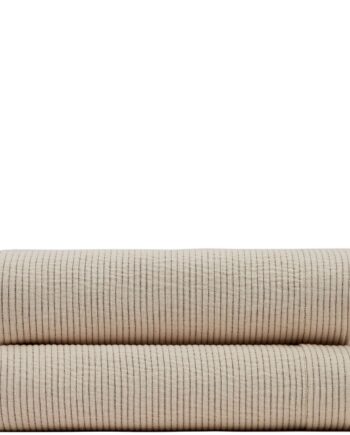 Sengetæppe Kave Home Bedar 260x240 Cm Hvid 100  Bomuld Jacquard Rustik Kolonial