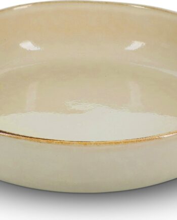 Serveringsfad Salt   Pepper Meridian ø28 Cm Beige Stentøj Reaktiv Glasur  Tåler Mikroovn Og Opvaskemaskine
