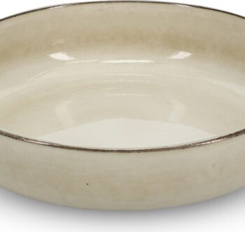 Serveringsskål Salt   Pepper Meridian ø22 Cm Stentøj  Beige  Reaktiv Glasur  Mikrobølge- Og Opvaskemaskine
