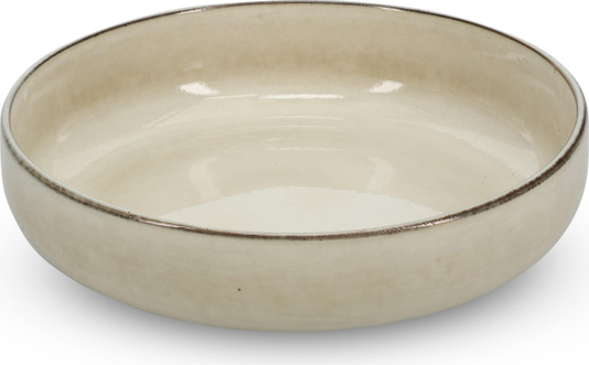 Serveringsskål Salt Pepper Meridian ø22 Cm Stentøj Beige Reaktiv Glasur Mikrobølge- Og Opvaskemaskine