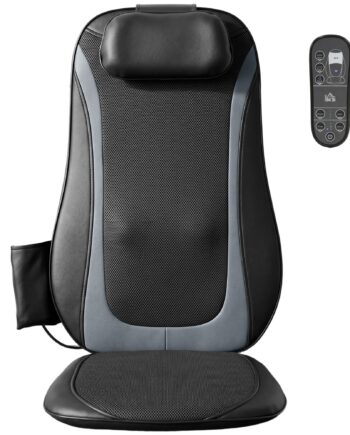 Shiatsu-rygmassager Med Varme  Dybdegående Massage Og  -niveau Sædevibration  Massageapparat Til Rygsmerter