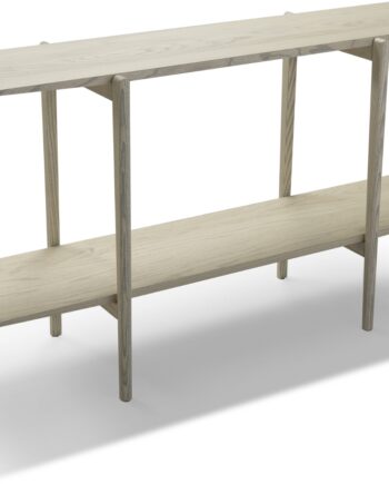 Sidebord Oscarssons Möbel Calpe   Massivt Ask  Gråolieret Finish  75x42x140 Cm