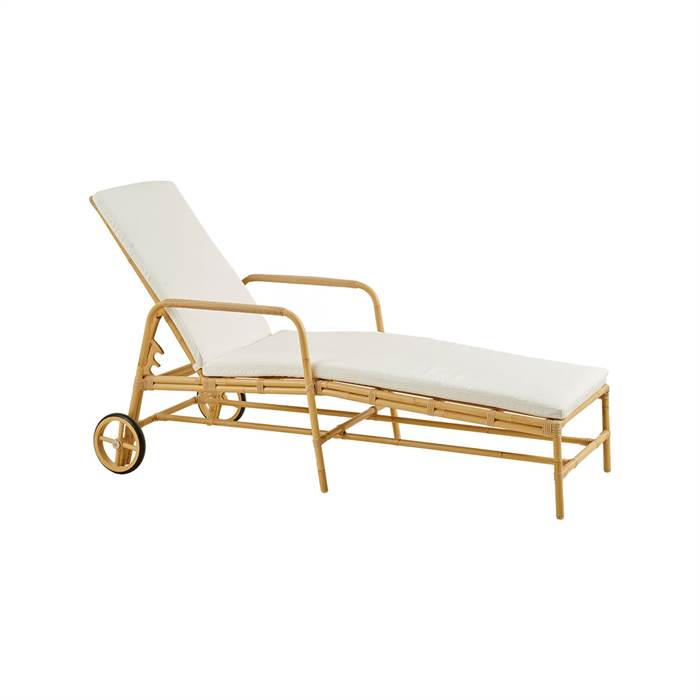 Sika Design Josephine Liggestol Naturel Inkl B450 Hvid Hynde Quick Dry B450-white : Erling Christensen Møbler