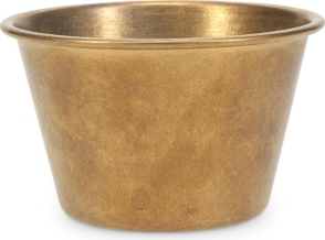 Skål Bonbistro Serve  Guldfinish   Rustfrit Stål Dip- Serveringsskål ø7   H4   Cm  11 Cl