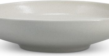 Skål     Collection Mochi Serveringsskål   Stentøj Beige ø20 Cm Reaktiv Glasur Mikrobølge- Og Opvaskemaskinetålig