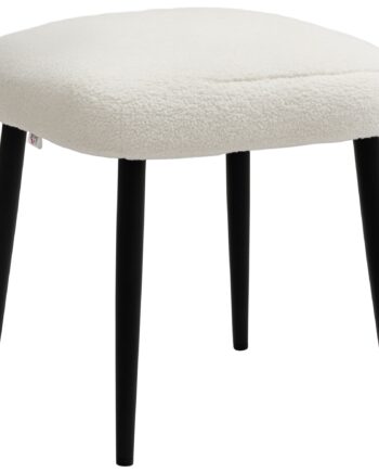 Skammel   Kashmirlook  Creme Hvid