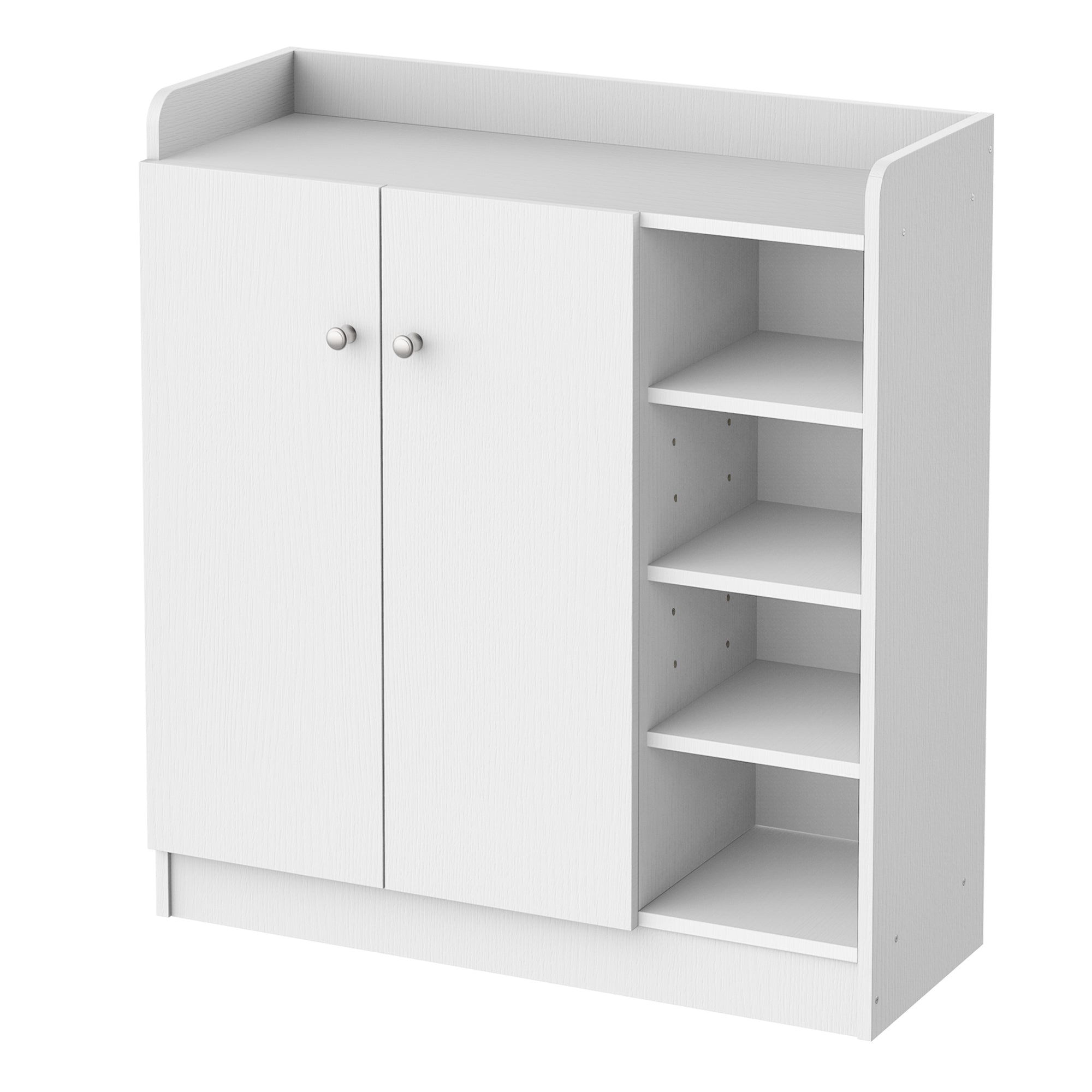 Skoskab Skohylde    Hylder    Skab  83 Cm   30 Cm   90 Cm  Hvid