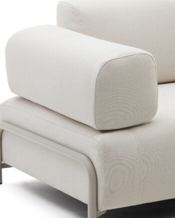 Sofaarmlæn Armstøtte Kave Home Compo Beige Chenille Miljøvenligt Design H32ã B31ã L84 Cm