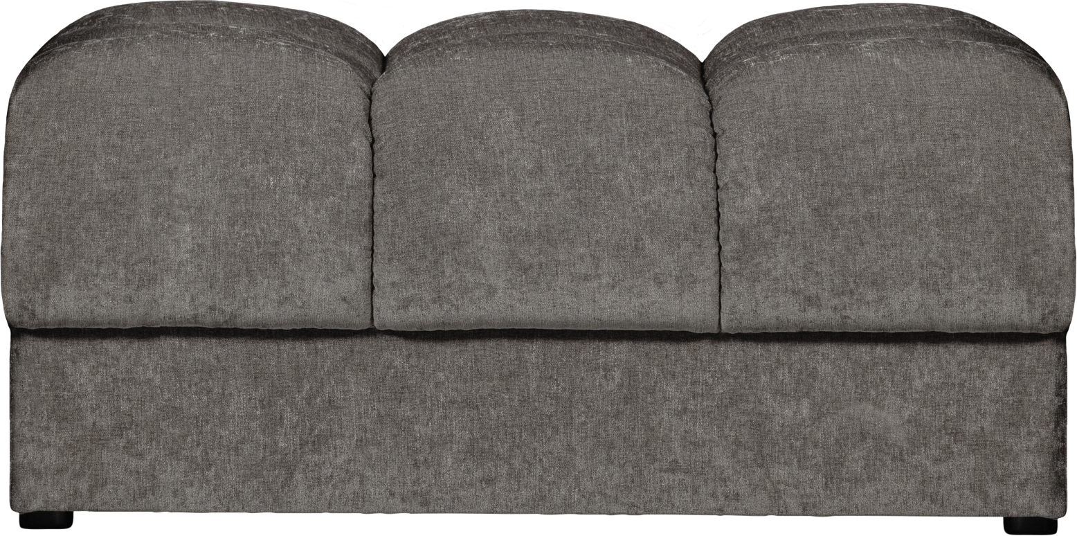 Sofapuf Woood Second Date Grå Stofpuf Og Fodskammel H42ã B82ã D61 Cm