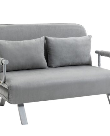 Sovesofa  Dobbeltsofa  Gæsteseng  Inklusive   Puder  Grå