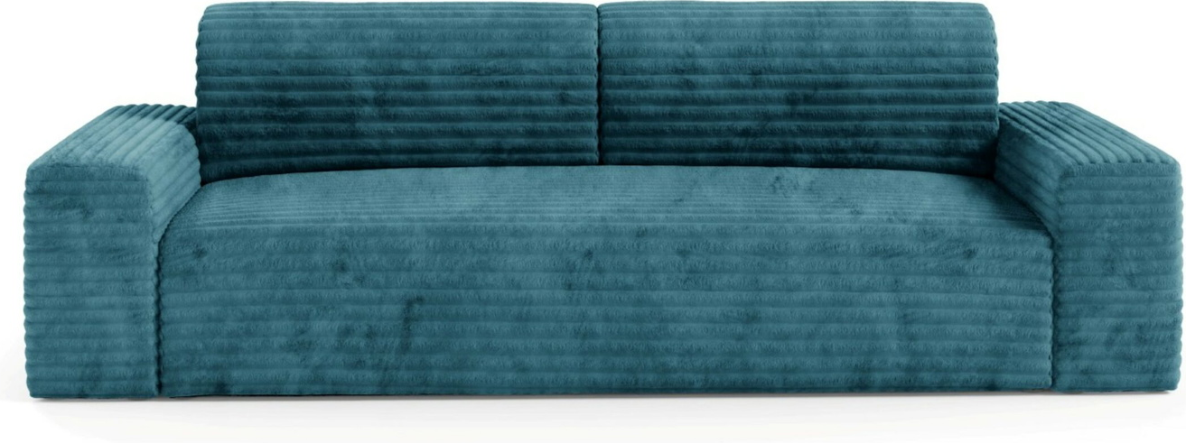 Sovesofa Maison Vellé Calira  -personers   Ribbet Tilia 75 Stof  Liggeflade 200x155 Cm  Opbevaring