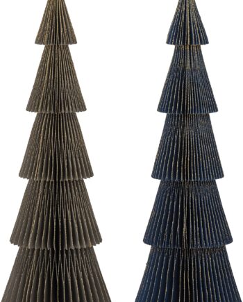 Spiralformet Juletræsfigur Bloomingville Milan   Multifarvet Papir ø9 5ã 29   Cm