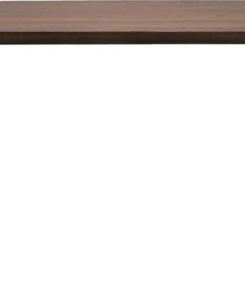 Spisebord Dutchbone Dean Ovalt   Massivt Egetræ 220   90 Cm Mørk Natur