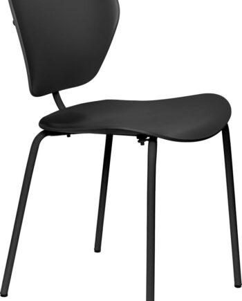 Spisebordsstol Zuiver The Ocean   Antracit   Miljøvenlig Havplast H85 5ã 43ã 55 Cm