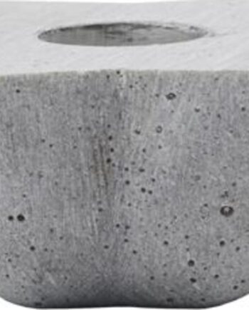 Stjerneformet Lysestage House Doctor Mold Little Star Grå Polystone           Cm