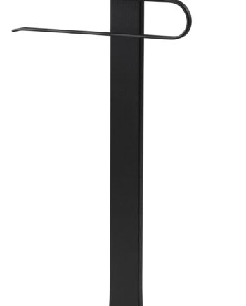 Stumtjener Og Knagerække Oscarssons Möbel Zeve H108ã B40 Cm Sortbejdset Massiv Ask