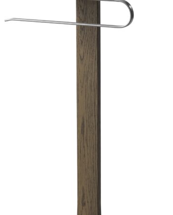 Stumtjener Oscarssons Möbel Zeve Skandinavisk Design   Massiv Røget Olieret Eg Med Ståldetaljer H108ã B40