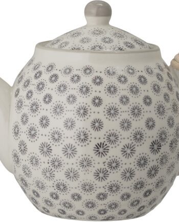 Tekande Bloomingville Elsa Stentøj Med Bambushank 1200 Ml Grå ø24 Cm