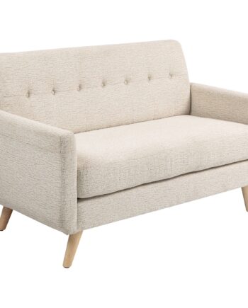 To-personers Sofa  Komfortabel  134   71   82 Cm  Beige