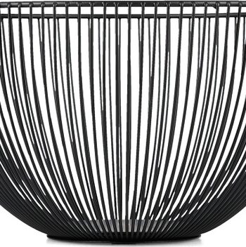 Trådkurv Salt   Pepper Scala ø25   Cm Mat Sort Metal Opbevaringskurv