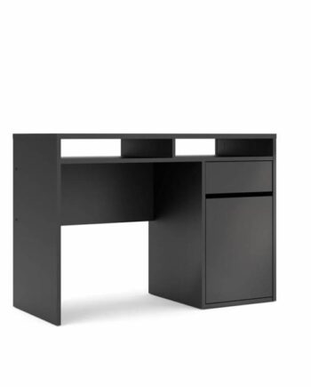 Tvilum Function Plus Skrivebord   Låge Mat Sort  : Erling Christensen Møbler