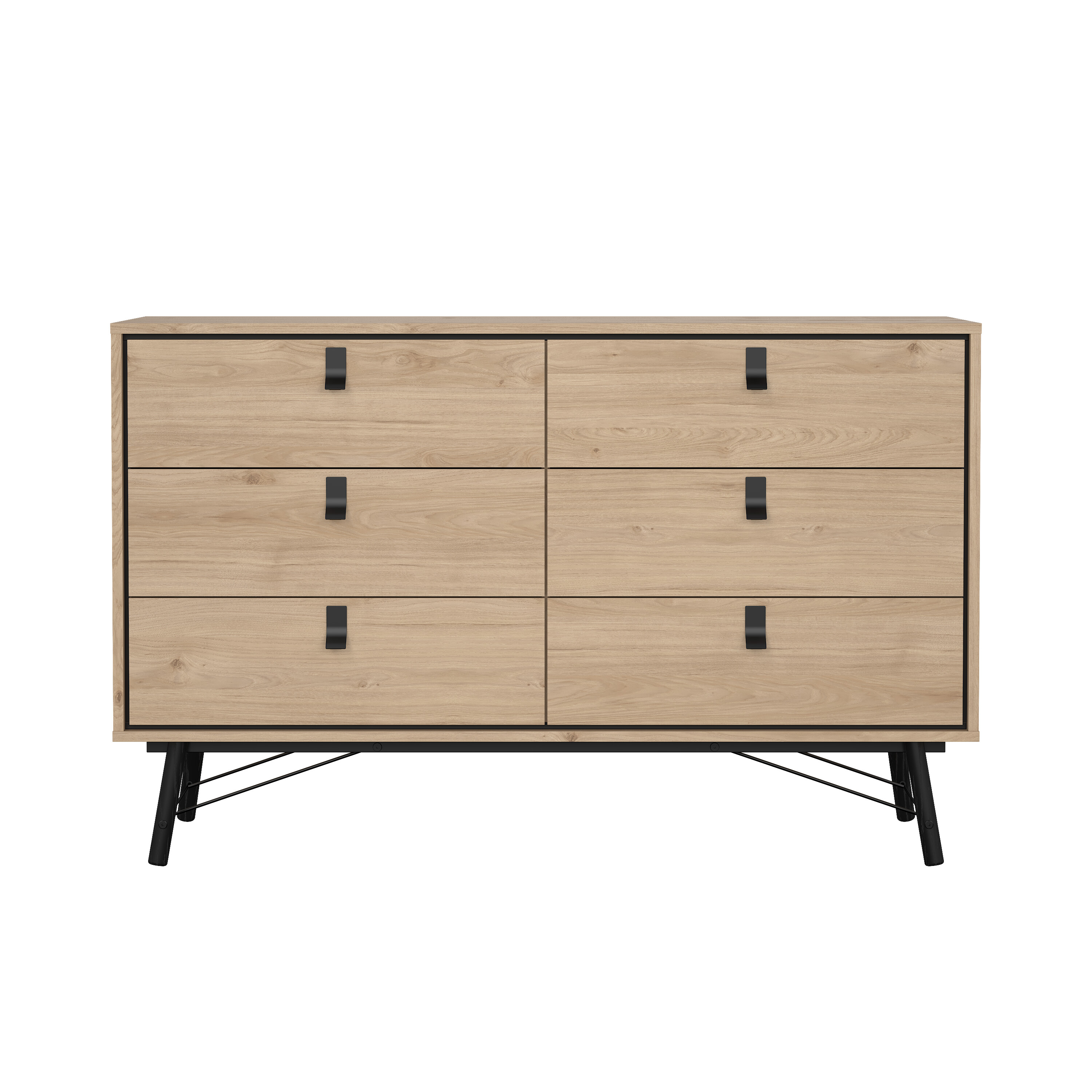 Tvilum Ry Dobbelt Kommode       Skuffer Jackson Hickory Træ