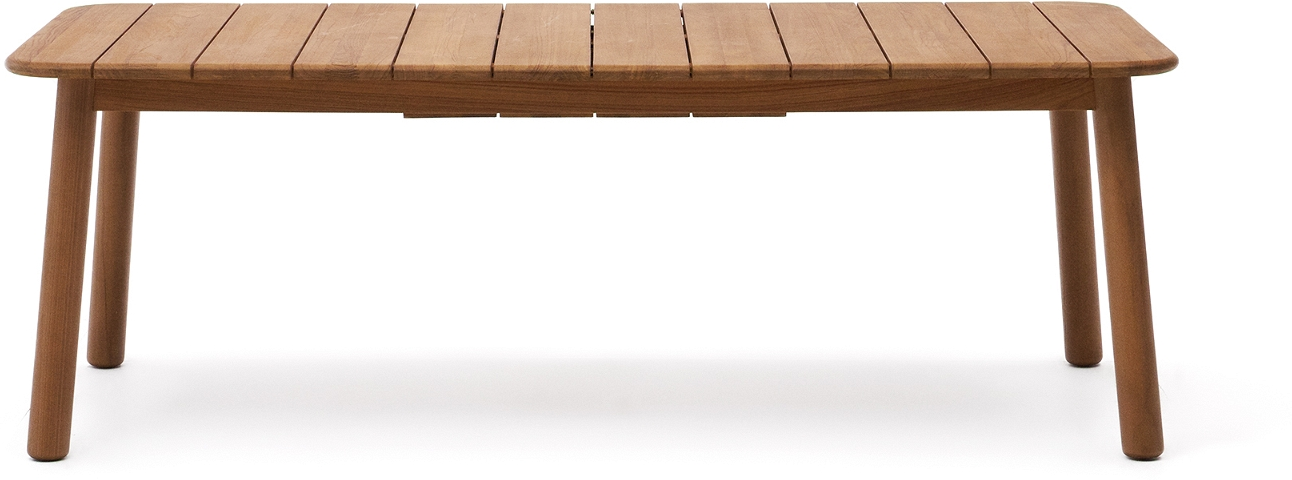 Udendørs Spisebord Med Udtræk Kave Home Turqueta Teak 220x100 Cm Fsc-certificeret
