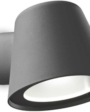 Udendørs Væglampe Ideal Lux Gas Antracit Ip43 Gu10