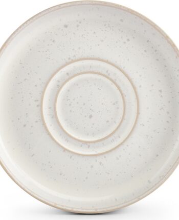 Underkop     Collection Curvy ø14 Cm Beige Stentøj Med Reaktiv Glasur Til Kaffe  Te Eller Espresso