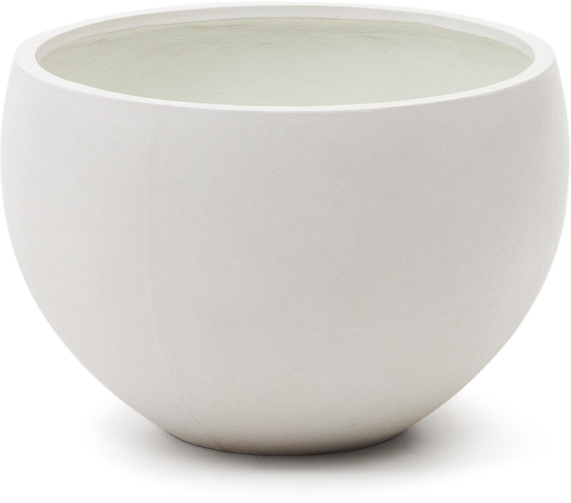 Urtepotte Kave Home Grau Hvid Cement-glasfiber H48xb72cm Indendørs Udendørs