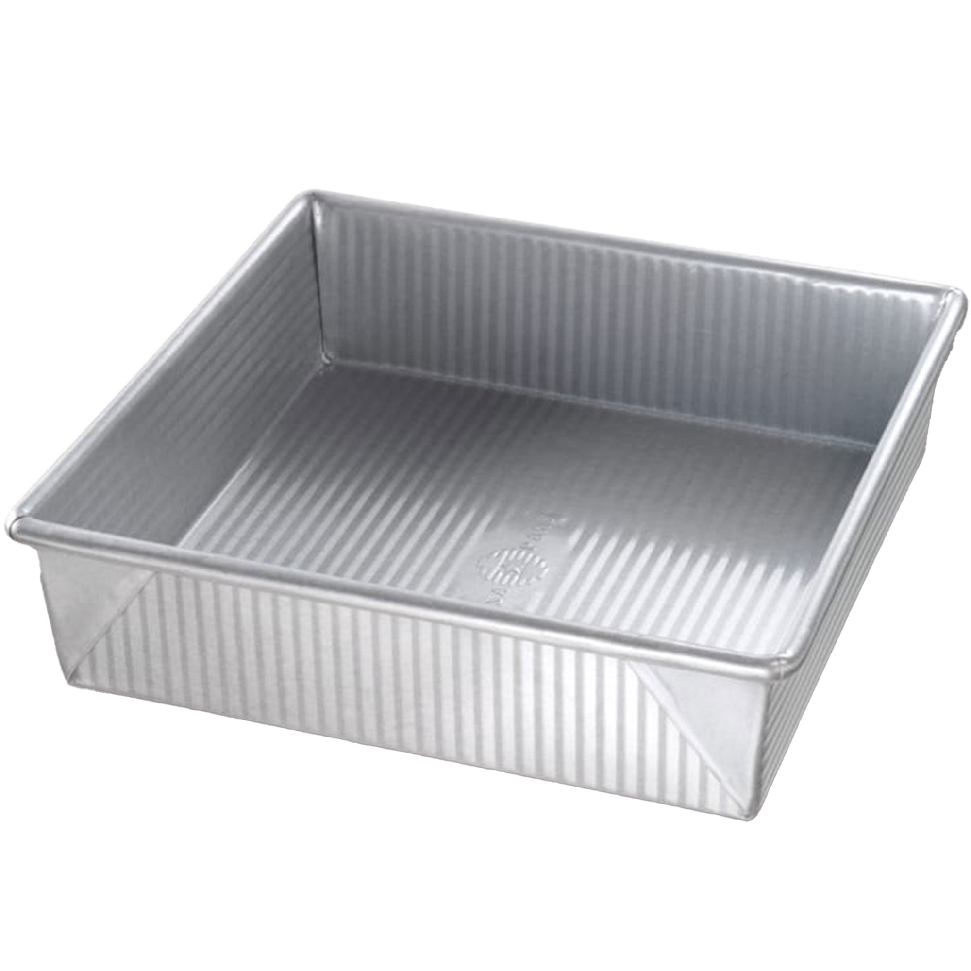 Usa Pan Firkantet Bageform 20   20 Cm  Aluminiseret Stål