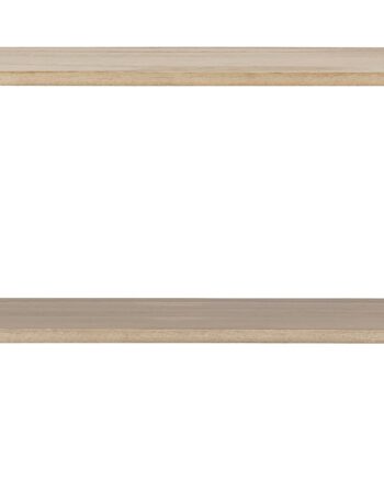 Væghylde Bloomingville North Mdf Natur 65x15x35 Cm Med Sorte Metalbeslag  Skandinavisk Design