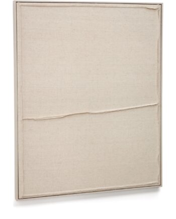 Vægkunst   Ramme Kave Home Maha Beige Rustik Kolonial 82x102 Cm