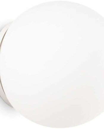 Væglampe Ideal Lux Mapa Bianco Glas Hvid ø20 Cm