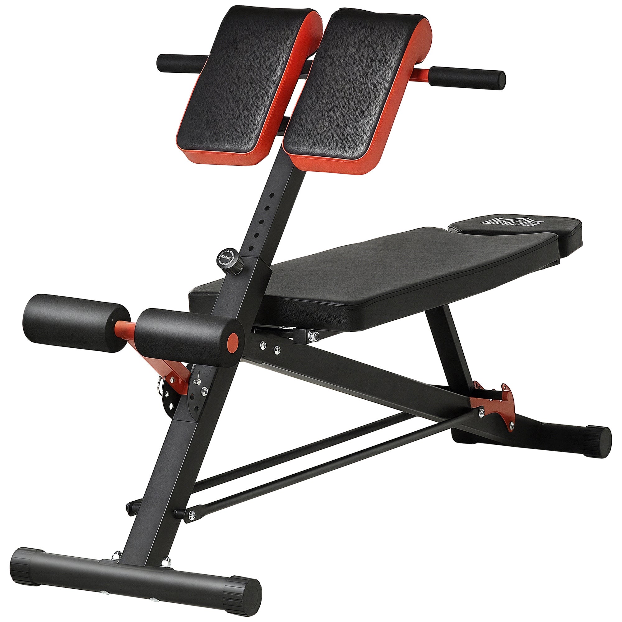 Vægtbænk Fitnessbænk Skråbænk Multifunktionel Mavetræner Justerbar Stål Sort 64   146   73  -85 Cm