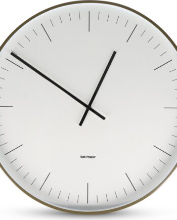 Vægur Salt   Pepper Pulse  Grøn Sprayfarvet Metalramme ø51 Cm  Minimalistisk Vægklokke