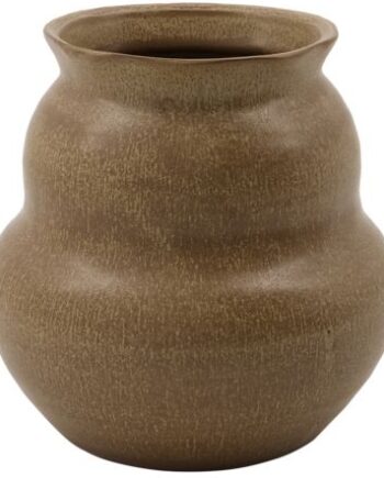 Vase House Doctor Juno Stentøjsvase ø15   H15 Cm Camel