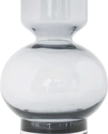 Vase House Doctor Lowa Grå ø7 12   H16 Cm Glas