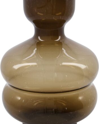 Vase House Doctor Organi Amber Skulpturel Glas ø24   H35 Cm