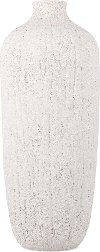Vase Collection Avo Beige Stentøj Struktureret Glasur ø15 H36 Cm